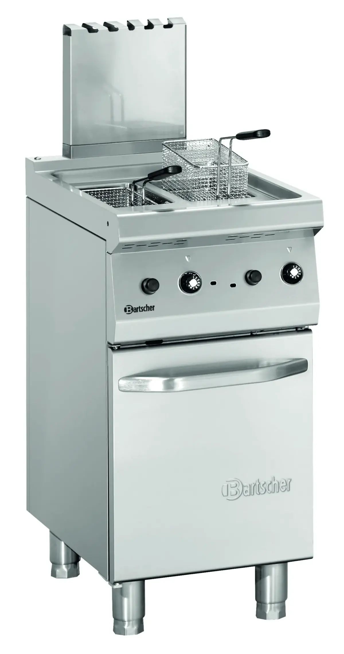 Gas-Standfritteuse mit 2 Becken