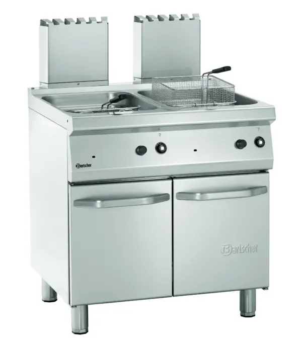 Gas-Standfritteuse mit 2 Becken