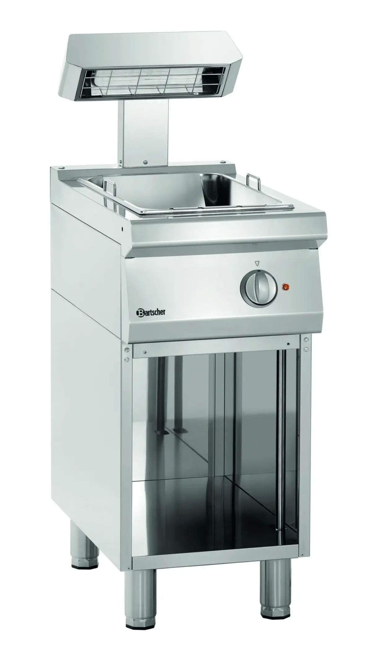Elektro-Warmhaltegerät für Pommes Frites mit offenem Unterbau