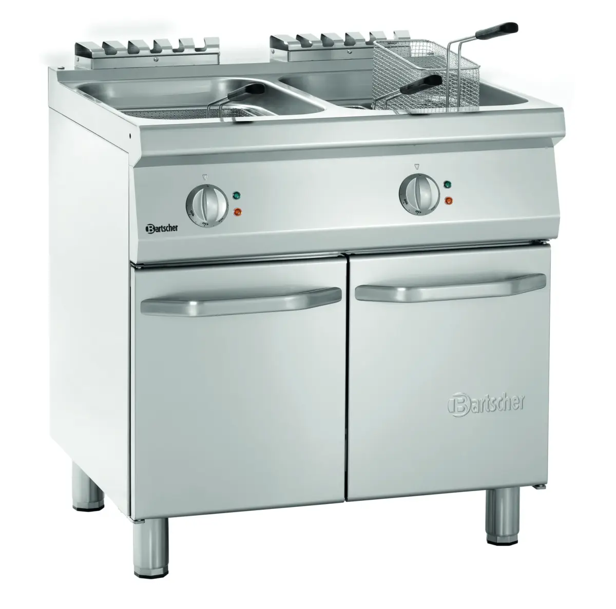 Elektro-Standfritteuse mit 2 Becken